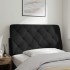 Cabecero de cama acolchado terciopelo negro 100