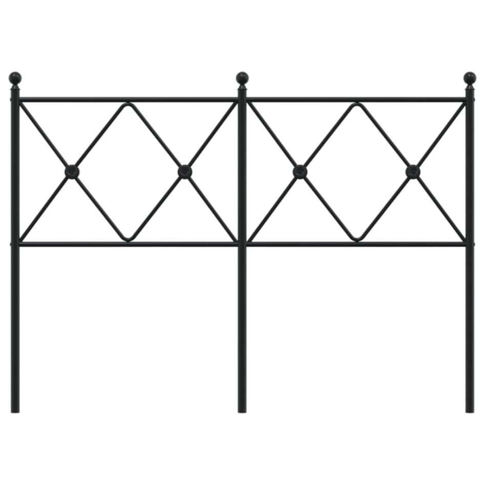 Cabecero de metal negro 120