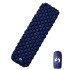 Colchón inflable de camping 1 persona azul marino 190x58x6