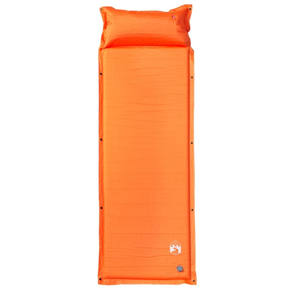 Colchón de camping autoinflable con almohada 1 persona