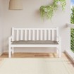Cojín de banco de jardín tela Oxford gris taupé 150x50x7 cm
