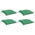 Cojines para palets 4 unidades tela Oxford verde 50x50x7