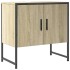 Armario lavabo baño madera ingeniería roble Sonoma 60x33x60