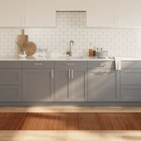 Alfombra rectangular bambú marrón 70x400