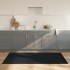 Alfombra rectangular bambú gris 100x200