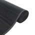 Alfombra rectangular bambú gris 100x200