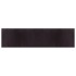 Alfombra rectangular bambú marrón oscuro 100x400