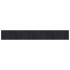 Alfombra rectangular bambú negro 70x500
