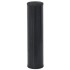 Alfombra rectangular bambú negro 70x500