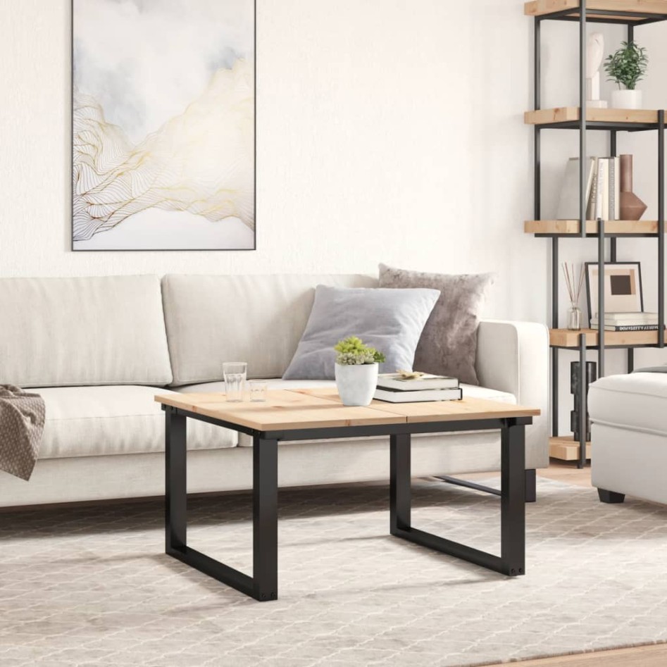 Tablero de mesa rectangular 2 uds madera de pino 80x40x1,7