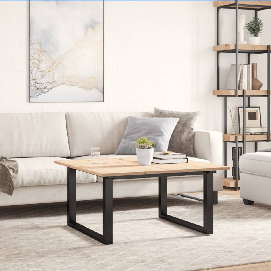 Tablero de mesa rectangular 2 uds madera de pino 90x45x1,7