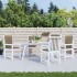 Cojines silla respaldo bajo 4 ud tela taupe melange 100x50x4