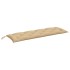 Cojín para banco de jardín tela beige melange 150x50x7