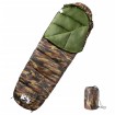 Saco de dormir tipo momia de camping para adultos 3 estaciones