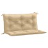 Cojines para banco jardín 2 uds tela beige melange 100x50x7
