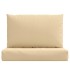 Cojines para sofá de palets 2 uds tela beige