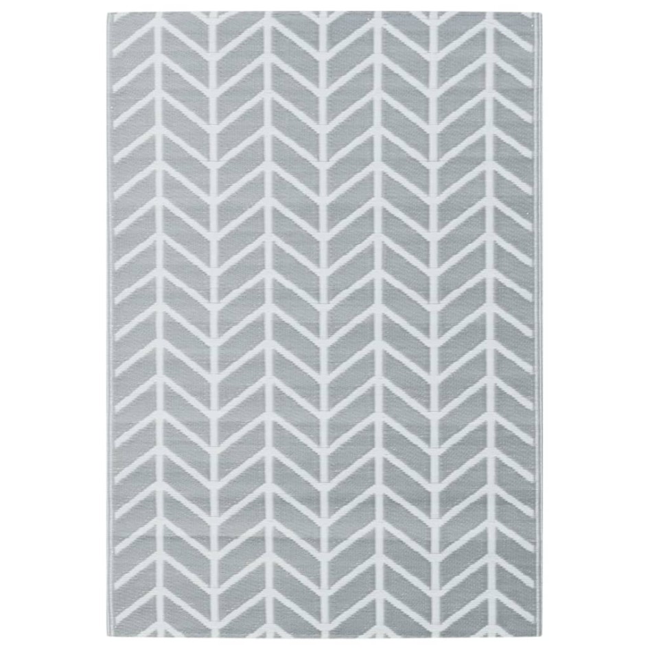 Alfombra exterior ARAKIL PP gris 160x230