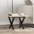 Patas de mesa de centro estructura X acero 40x40x33