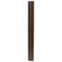 Toldo para balcón ratán sintético marrón y negro 300x90