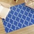 Alfombra exterior ARAKIL PP azul 140x200