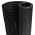Toldo para balcón ratán sintético negro 400x80