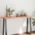 Tablero mesa madera tratada borde natural marrón