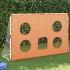 Portería de fútbol con tela de puntería y balón 182x62x118