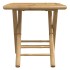 Mesa plegable de jardín de bambú 45x45x45
