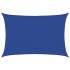 Toldo de vela rectangular HDPE azul 160 g/m² 3,5x4,5
