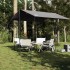 Lona de camping impermeable gris y naranja 300x294