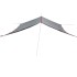 Lona de camping impermeable gris y naranja 300x294