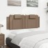 Cabecero de cama acolchado cuero sintético capuchino 140