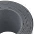 Pantallas privacidad jardín 10 uds PVC gris 252,5x19