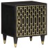 Mesita de noche de madera maciza de mango 40x33x46