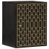Armario de baño de pared madera maciza de mango 38x33x48