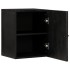 Armario de baño de pared madera maciza de mango 38x33x48