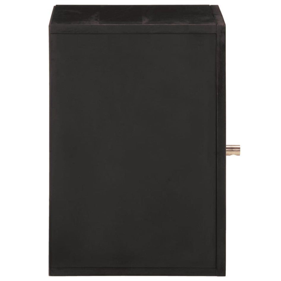 Armario de baño de pared madera maciza de mango 38x33x48