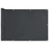 Pantalla de privacidad de balcón PVC gris antracita 700x120