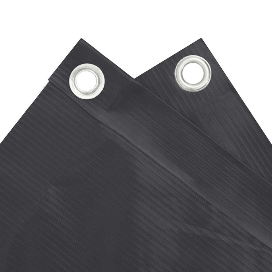 Pantalla de privacidad de balcón PVC gris antracita 700x120