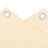 Pantalla de privacidad de balcón PVC crema 700x120