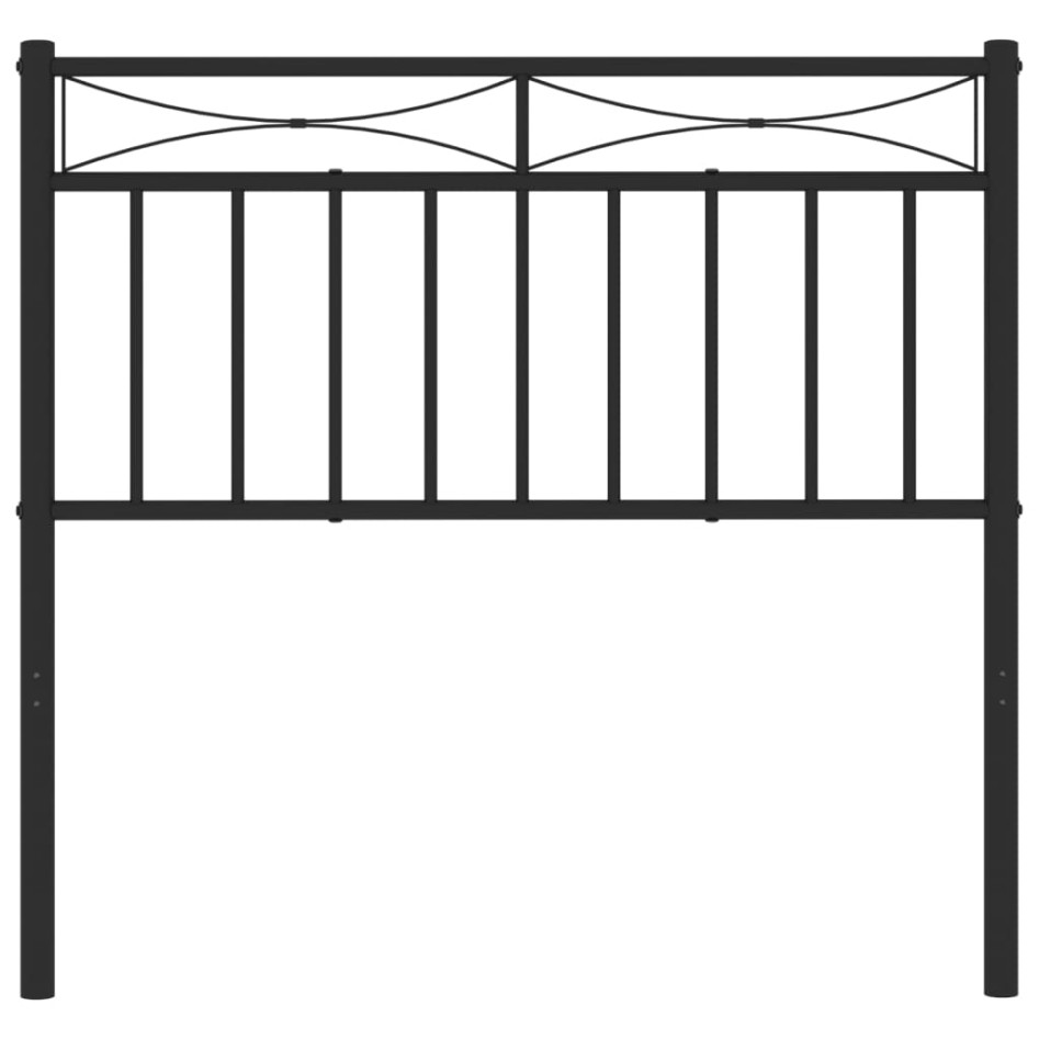 Cabecero de metal negro 90