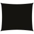 Toldo de vela rectangular tela Oxford negro 2,5x3