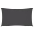 Toldo de vela rectangular tela Oxford gris antracita 2x4,5