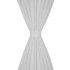 Cortinas de micro-raso con bucles 2 unidades blanco 140x245