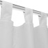 Cortinas de micro-raso con bucles 2 unidades blanco 140x245
