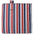 Manta de picnic plegable terciopelo rayas rojo azul 200x200