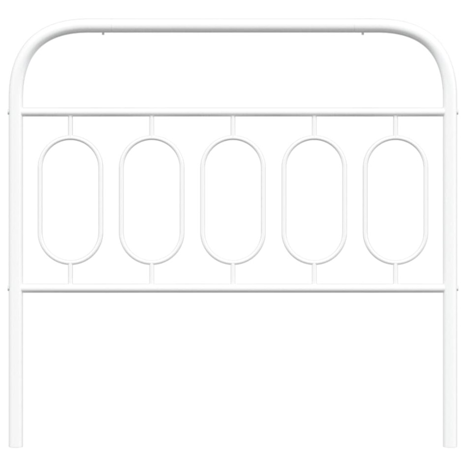 Cabecero de metal blanco 107