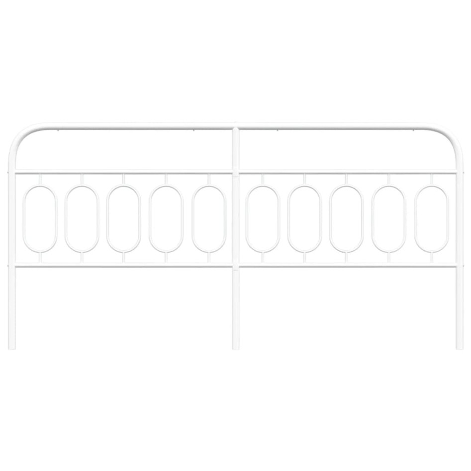 Cabecero de metal blanco 200