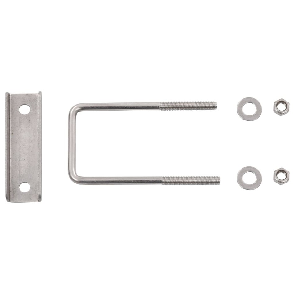 Conector en U para postes de valla 25 sets 60x40