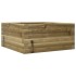 Jardinera de madera de pino impregnada 50x50x23